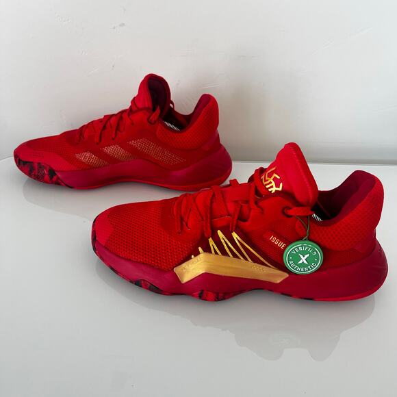 Adidas Men's EG0490 Red Marvel D.O.N Issue 1 Spider Size 12 Basketball Shoes - Picture 4 of 11